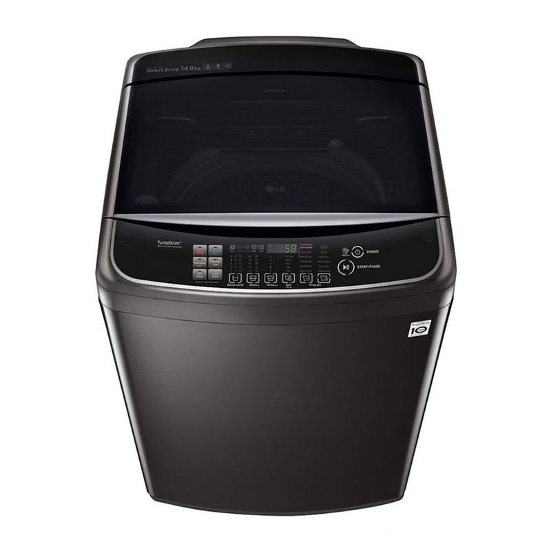 Lg 14kg top load washing machine with discount turboclean3d