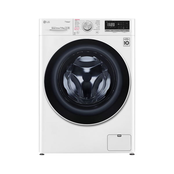 LG 7.5kg Front Load Washing Machine with Steam WV5-1275W - New Sigli Ltd